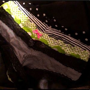 Victoria’s Secret Lace-Trim Panty Trio